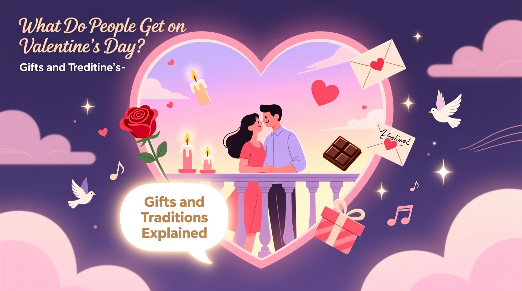 what do people get on valentines day