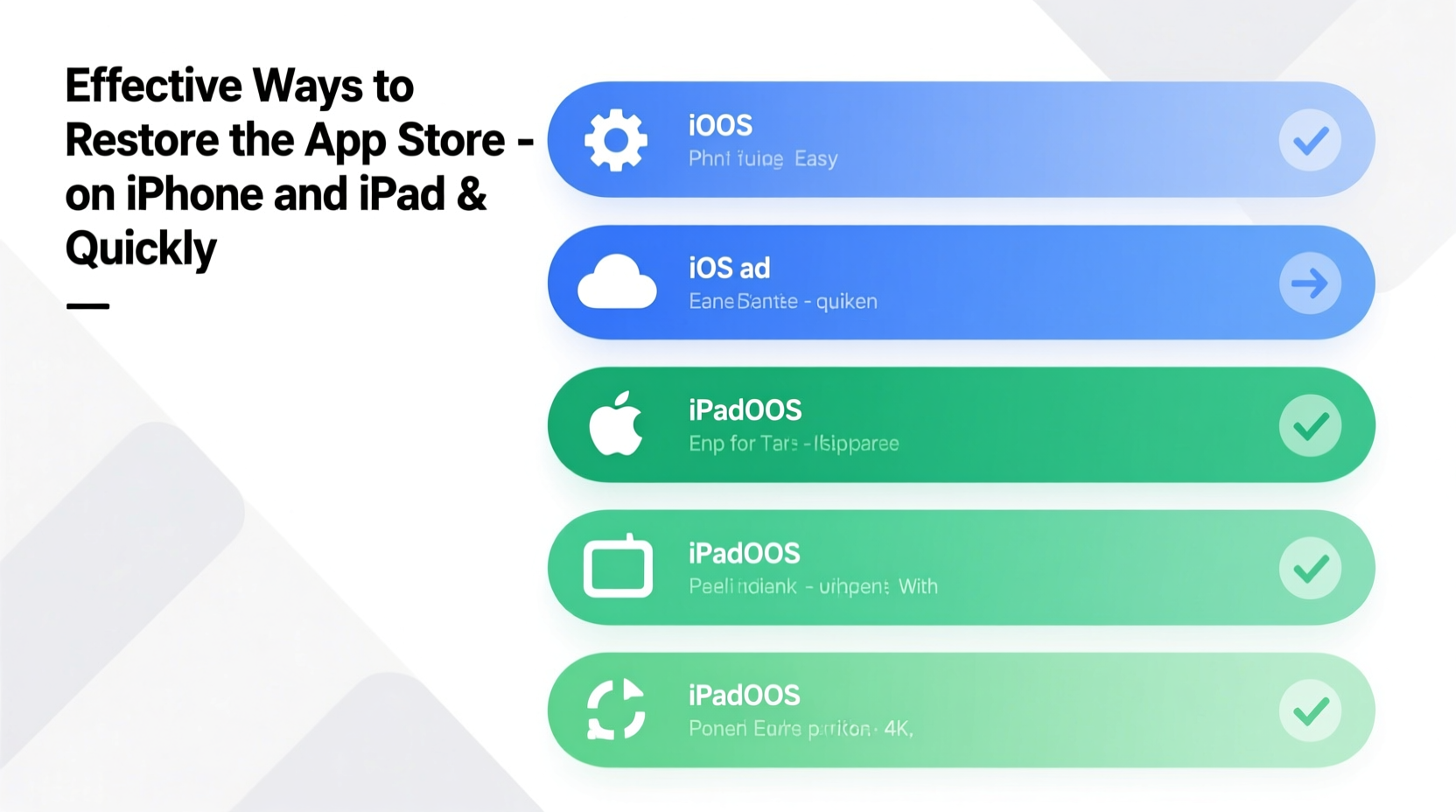 Effective Ways To Restore The App Store On Your Iphone And Ipad Quickly