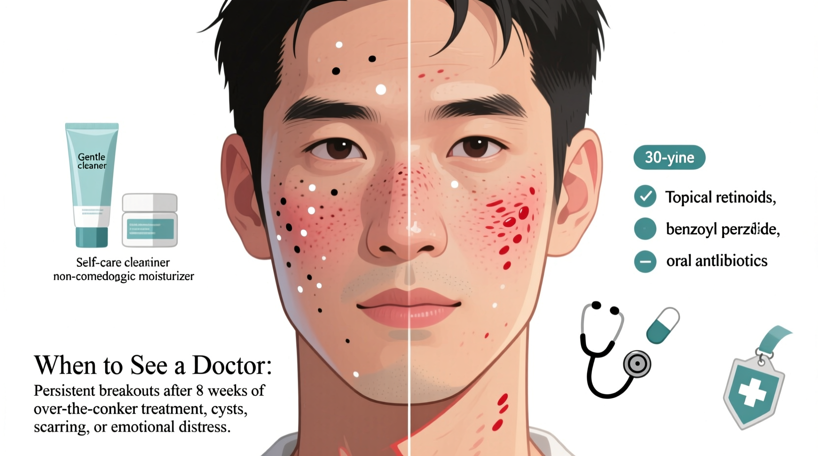 Acne In Your 30s Male Causes Treatment When To See A Doctor