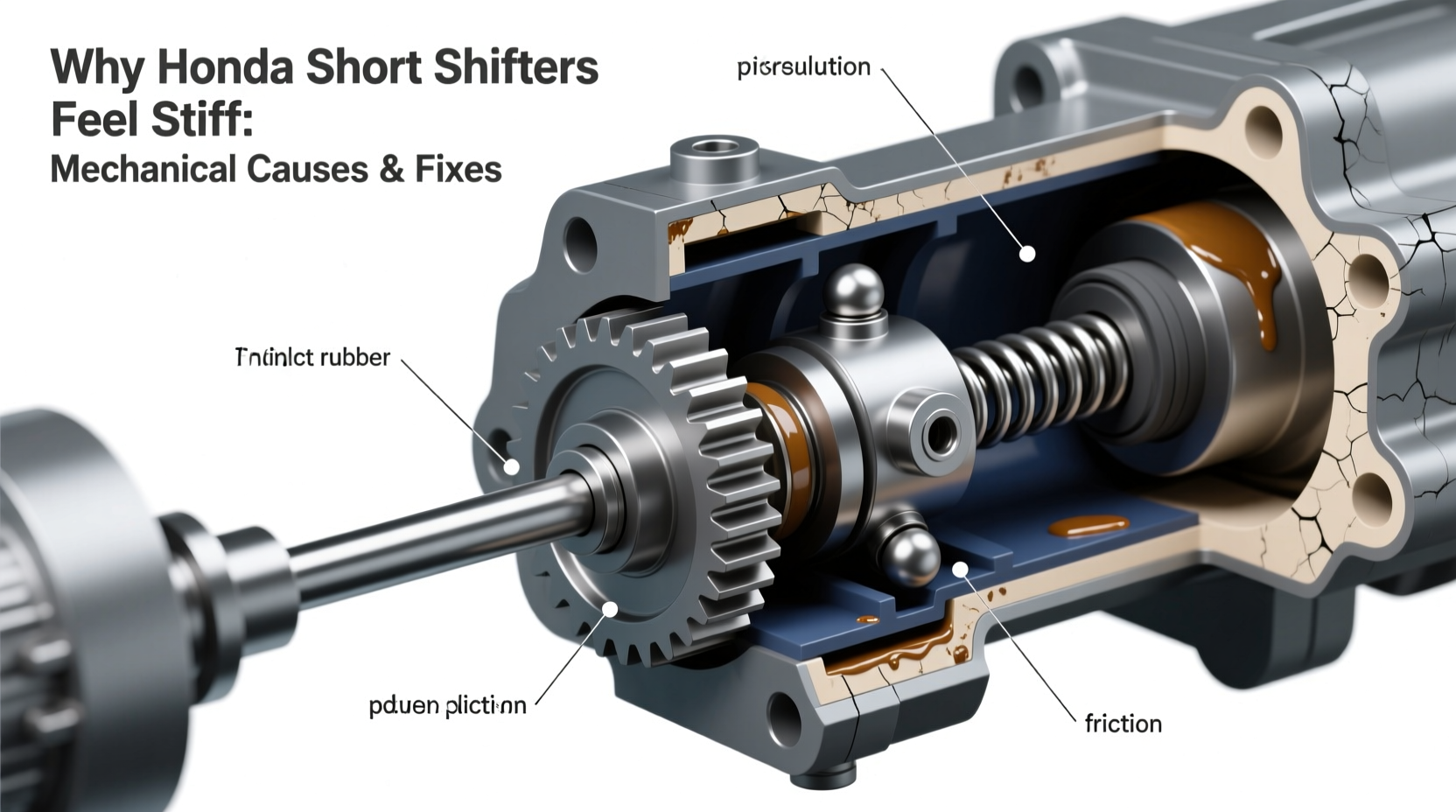 honda short shifter stiffness why
