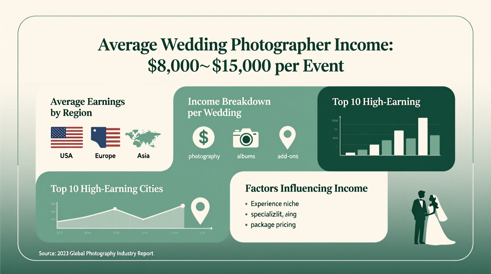 how much can a wedding photographer make