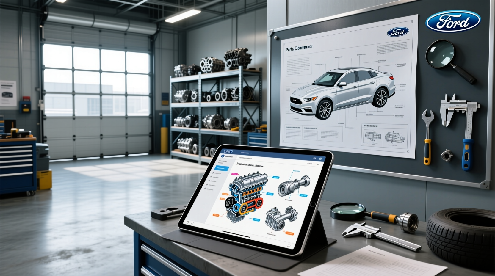 How to Use a Ford Parts Catalog with Diagrams to Find OEM Parts