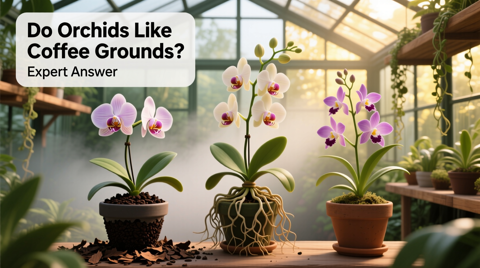 do orchids like coffee grounds