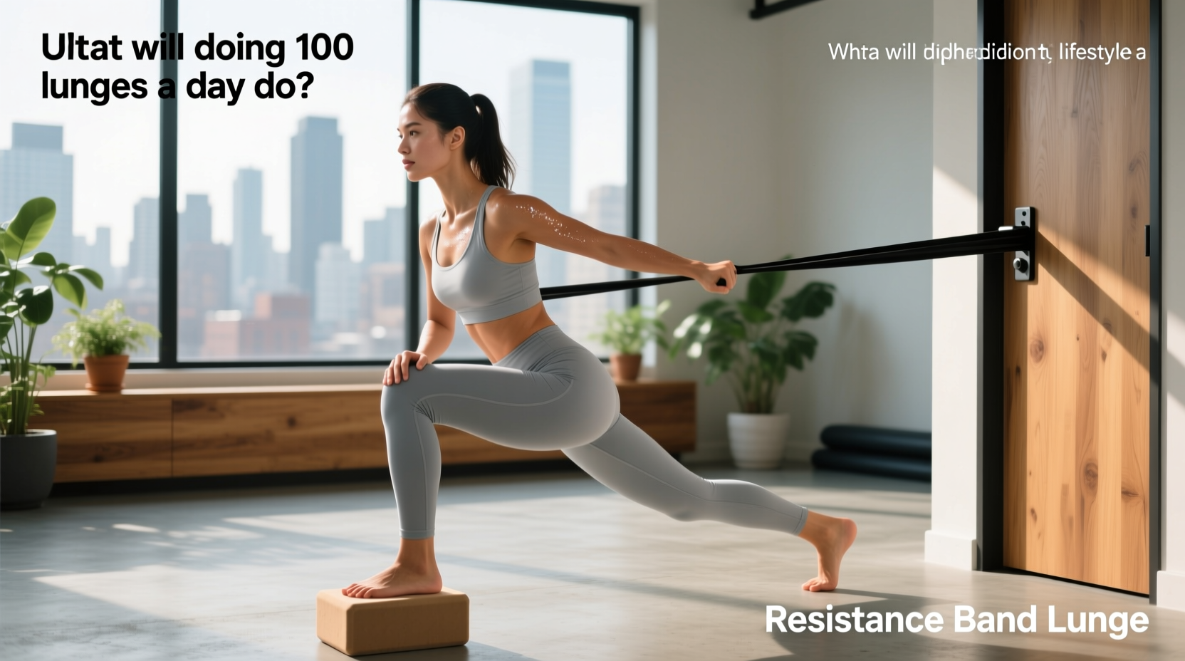 100 lunges a day what to expect