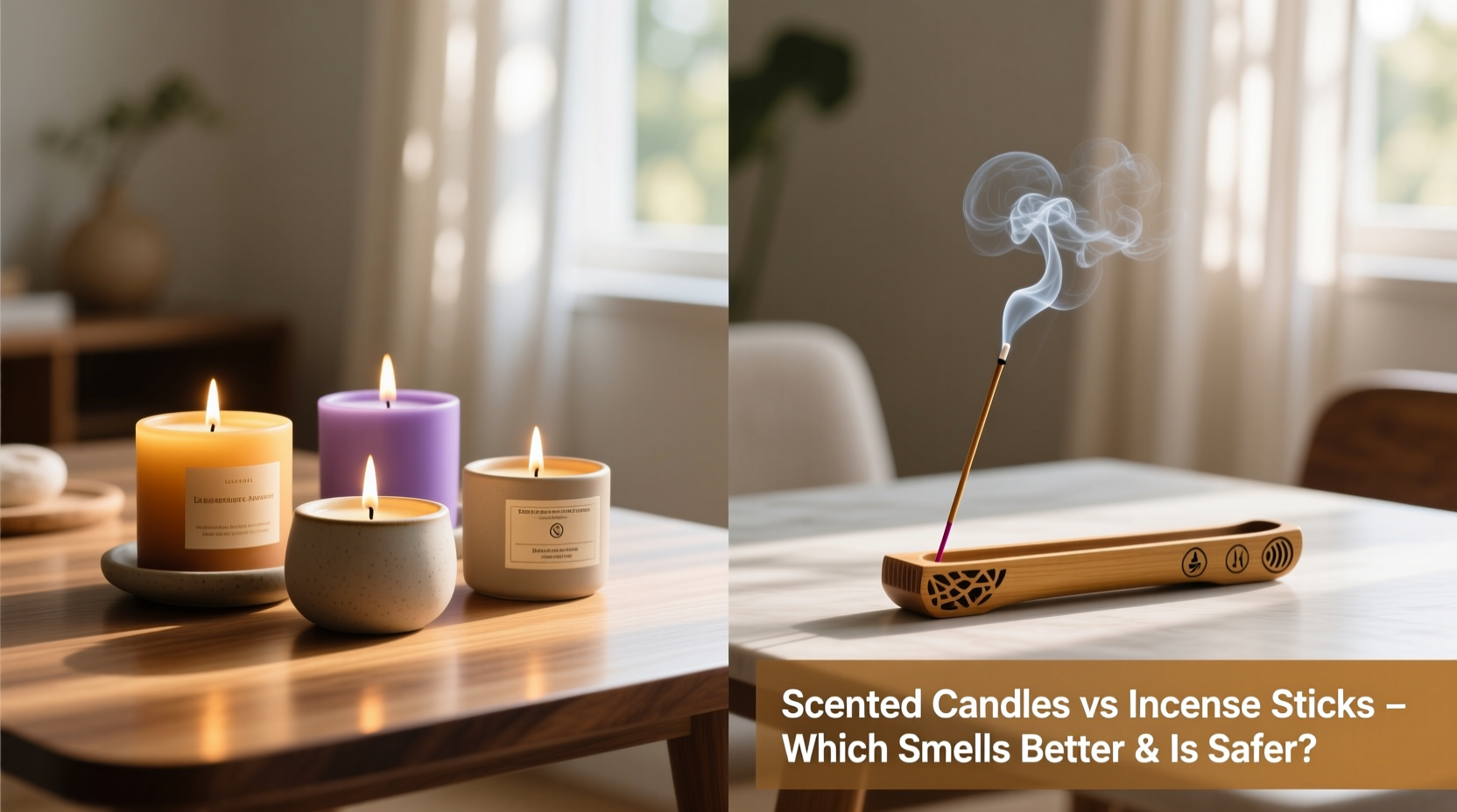 scented candles vs incense sticks which makes your house smell better and is it safe