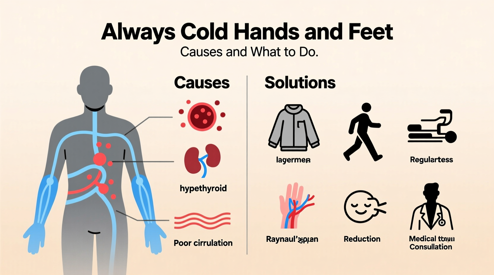 always cold hands and feet causes and what to do
