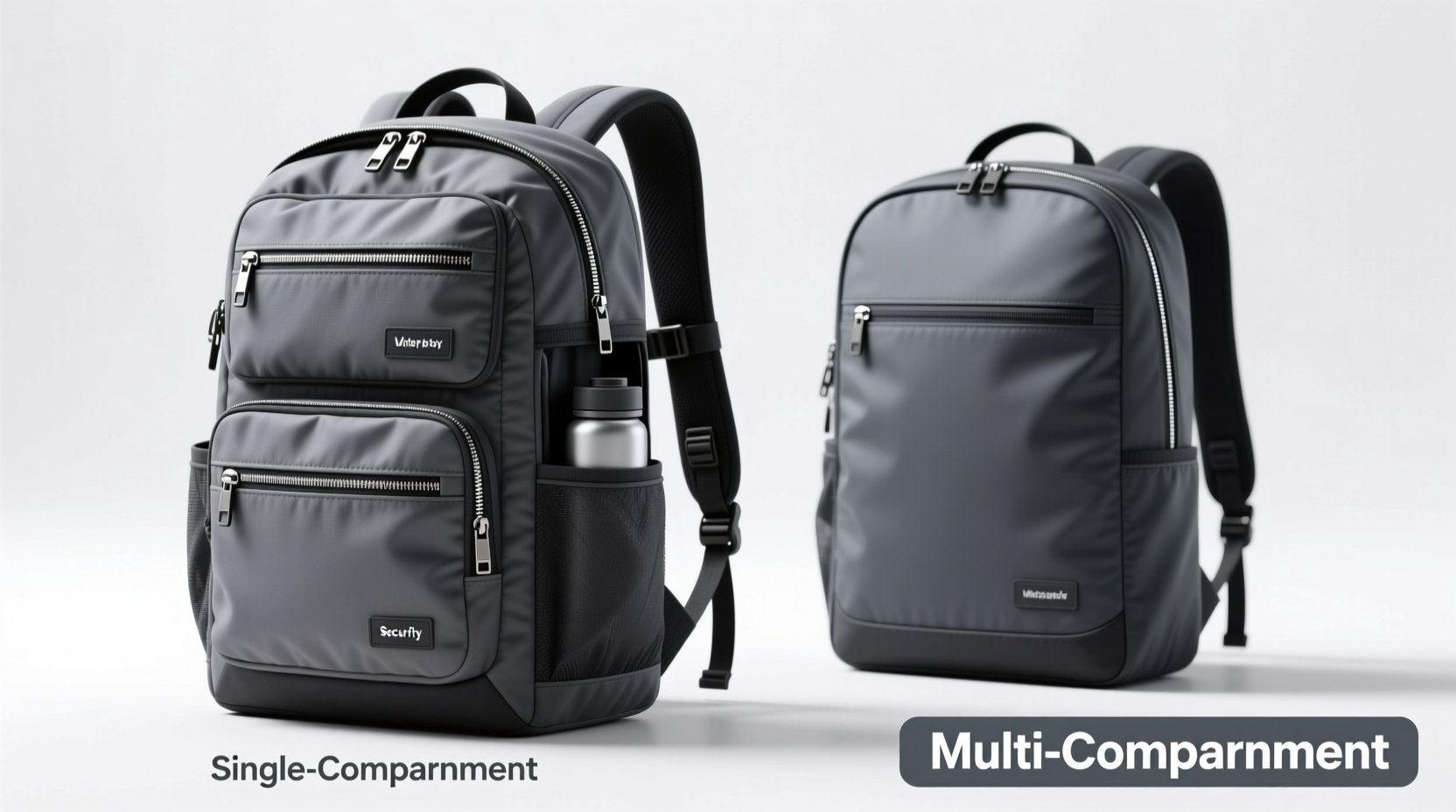 multi compartment vs single backpack are extra pockets really worth it