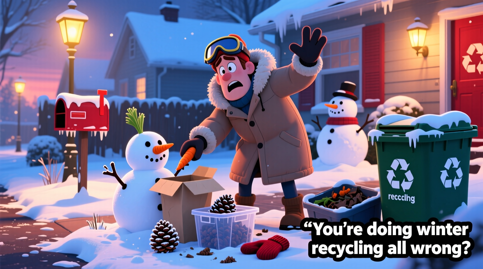 you re doing winter recycling all wrong