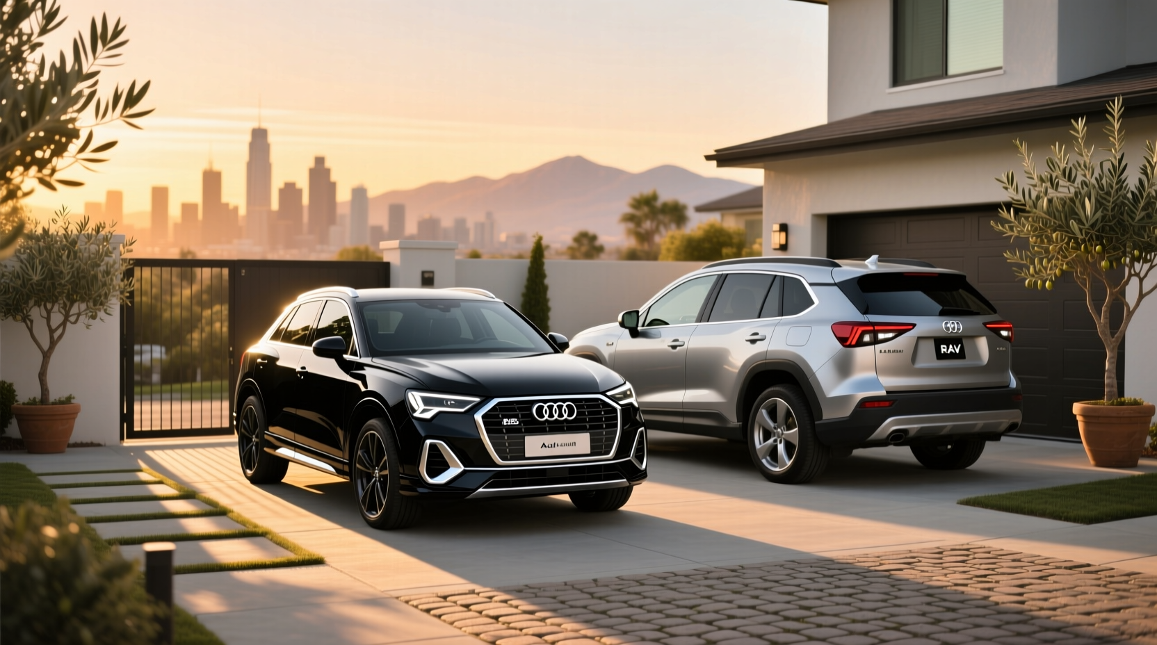 Audi Q3 vs Toyota RAV4 size comparison guide