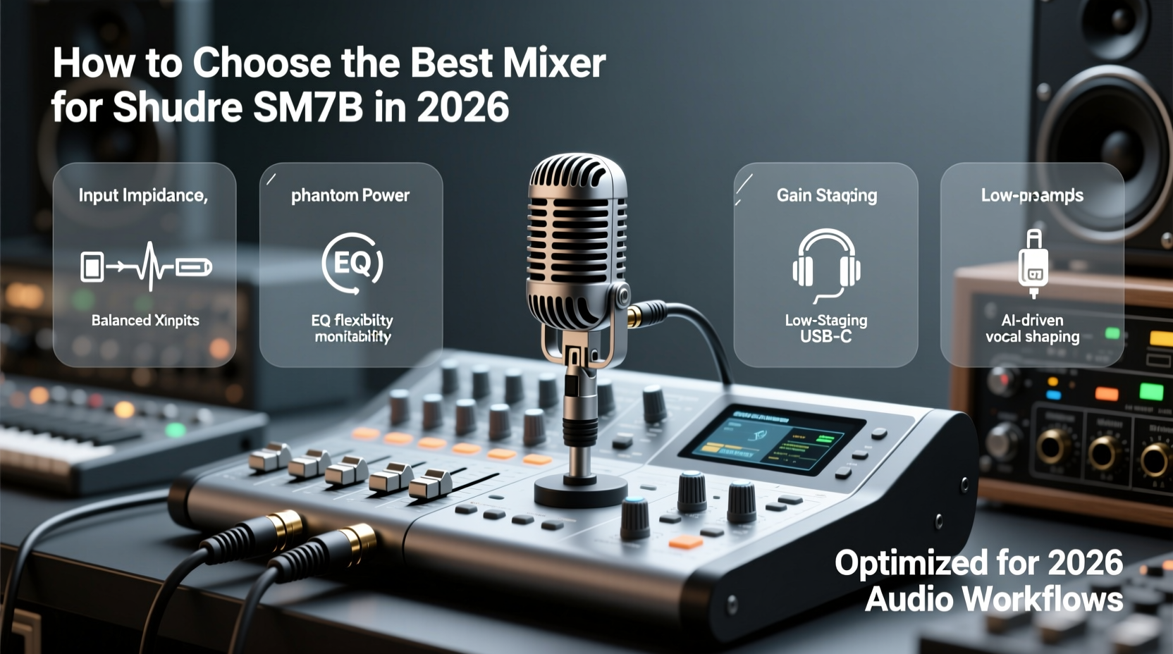 mixer shure sm7b