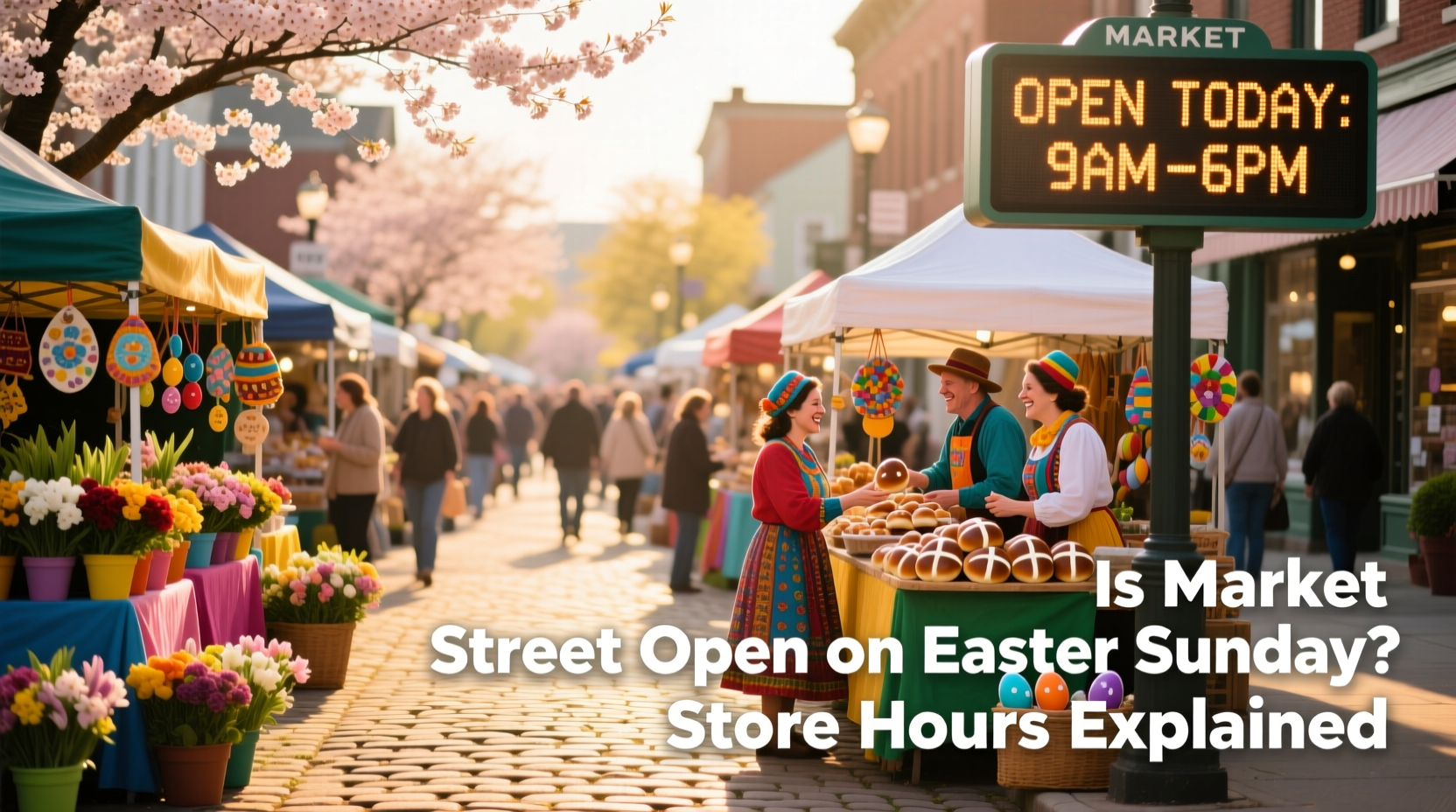 is market street open on easter sunday
