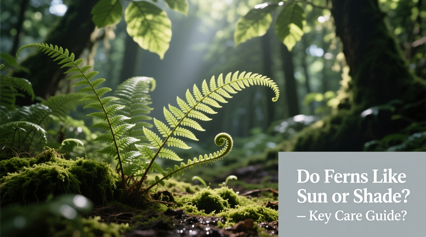 does ferns like sun or shade