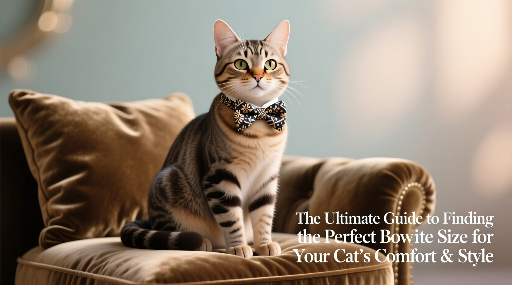 the ultimate guide to finding the perfect bowtie size for your cats comfort and style