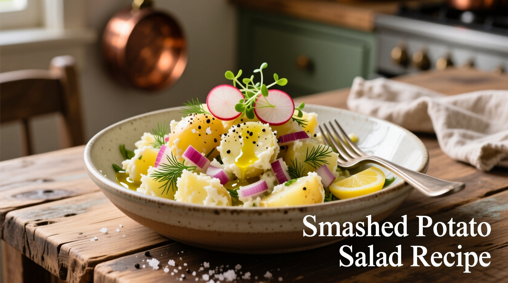 smashed potato salad recipe
