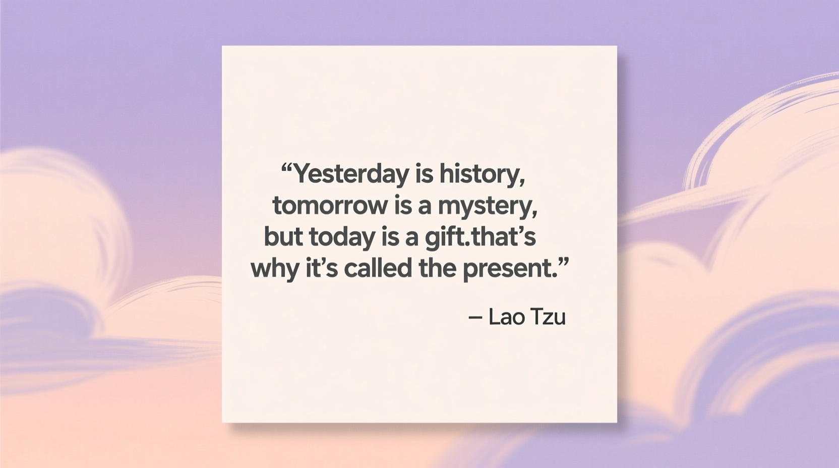 quotes on present past and future