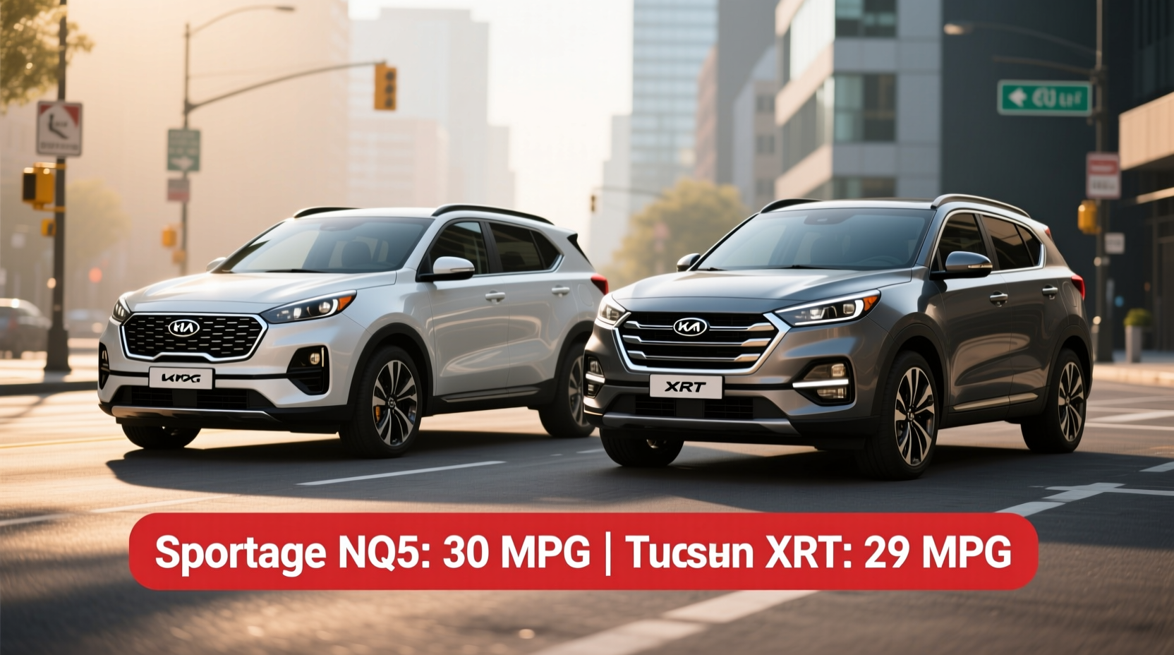 sportage nq5 vs tucson xrt mpg