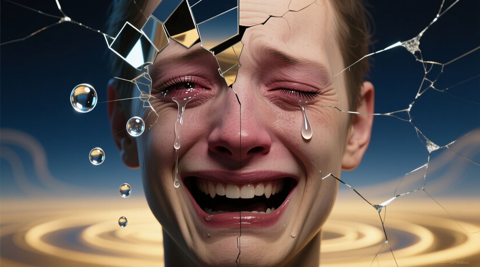 laughing and crying at the same time why it happens