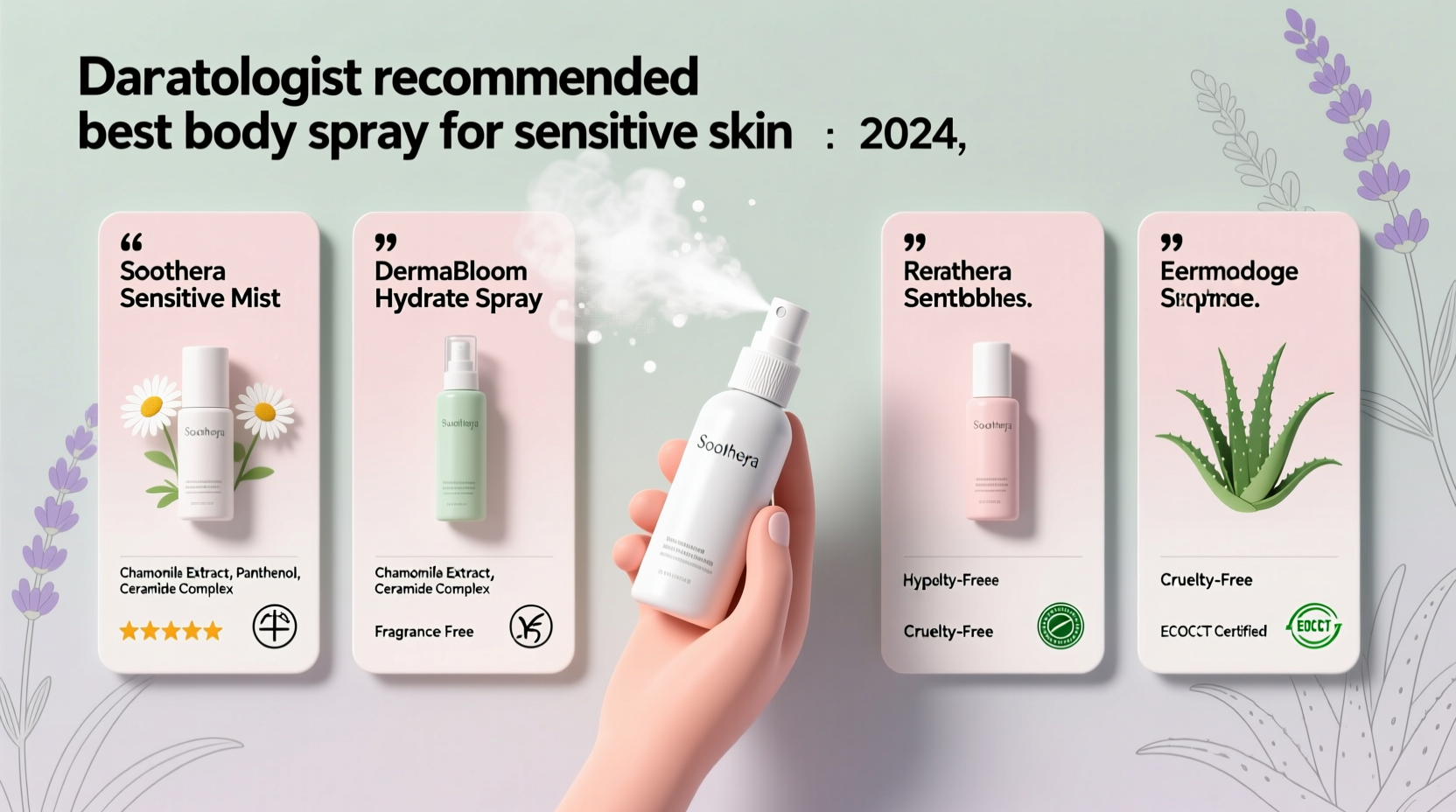 body sprays sensitive skin