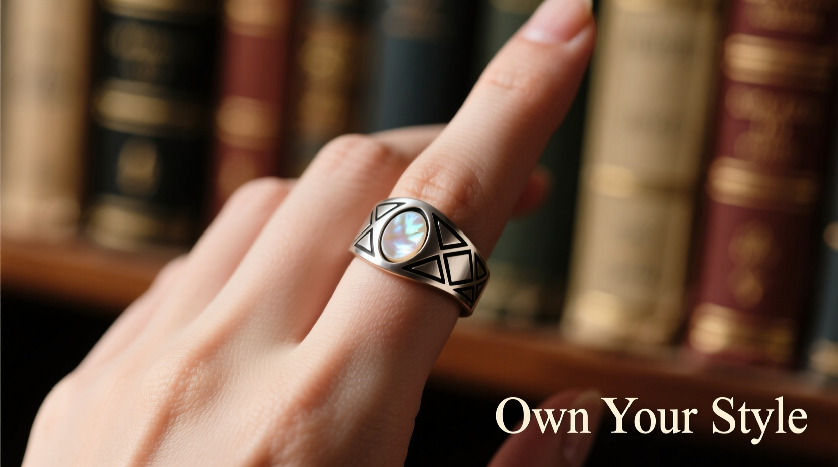 creative ways to style an open index finger ring for a personalized look