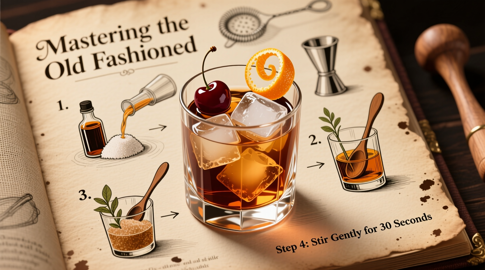 mastering the old fashioned a step by step guide to crafting the classic cocktail 4