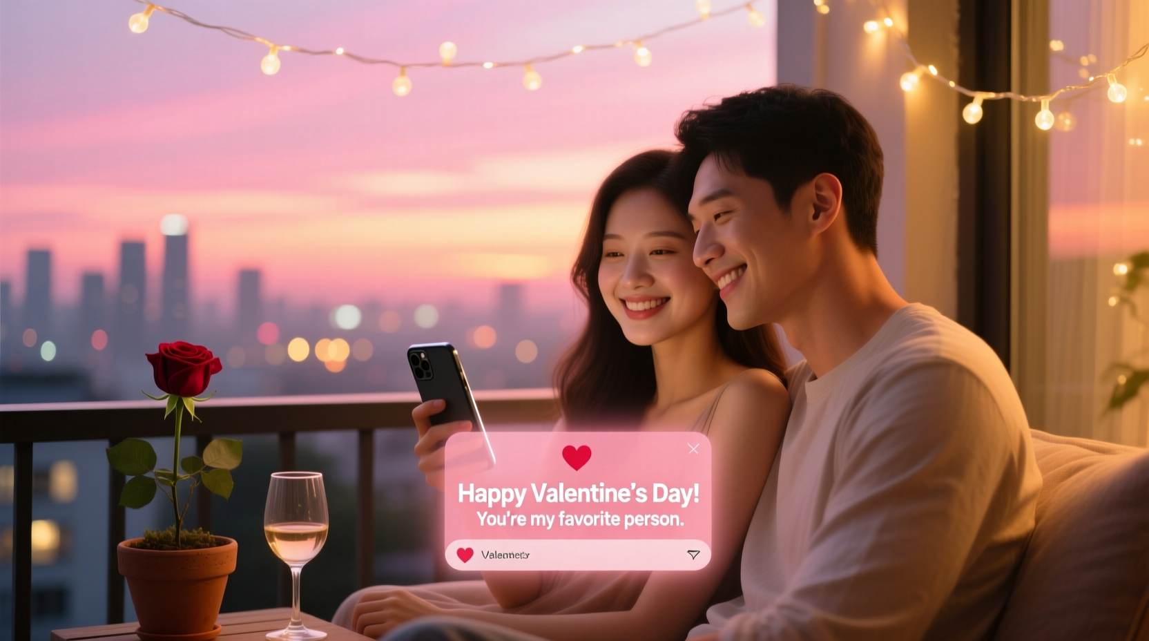 how to respond to a happy valentines day text