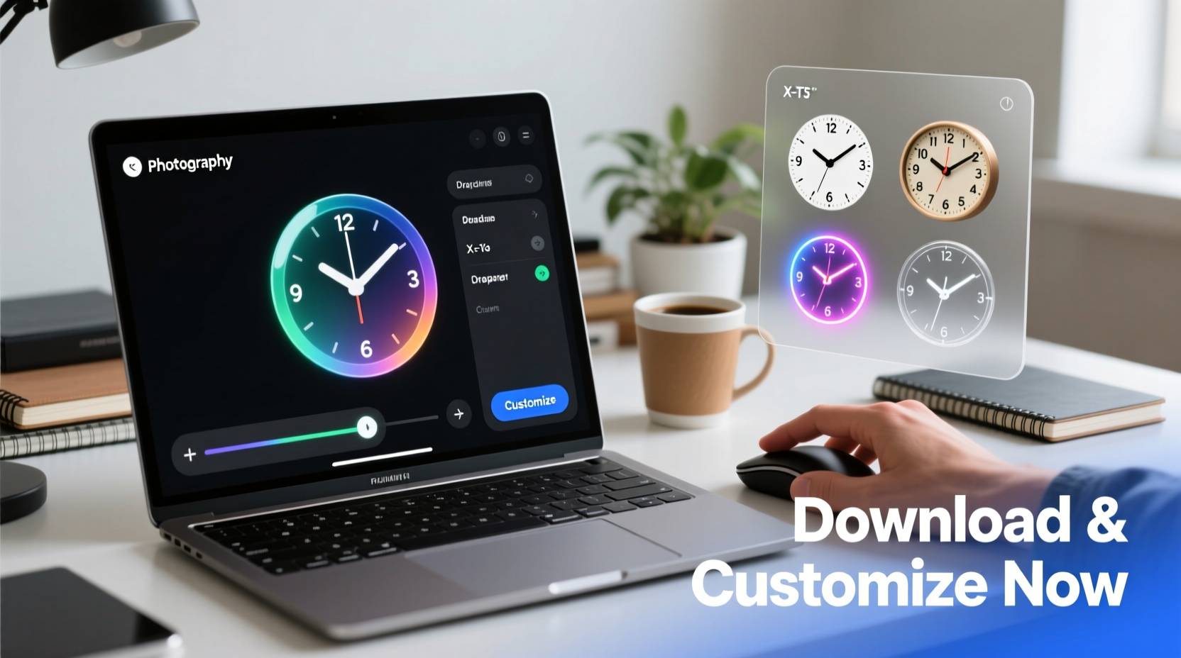 how to easily download and customize a desktop clock for your computer