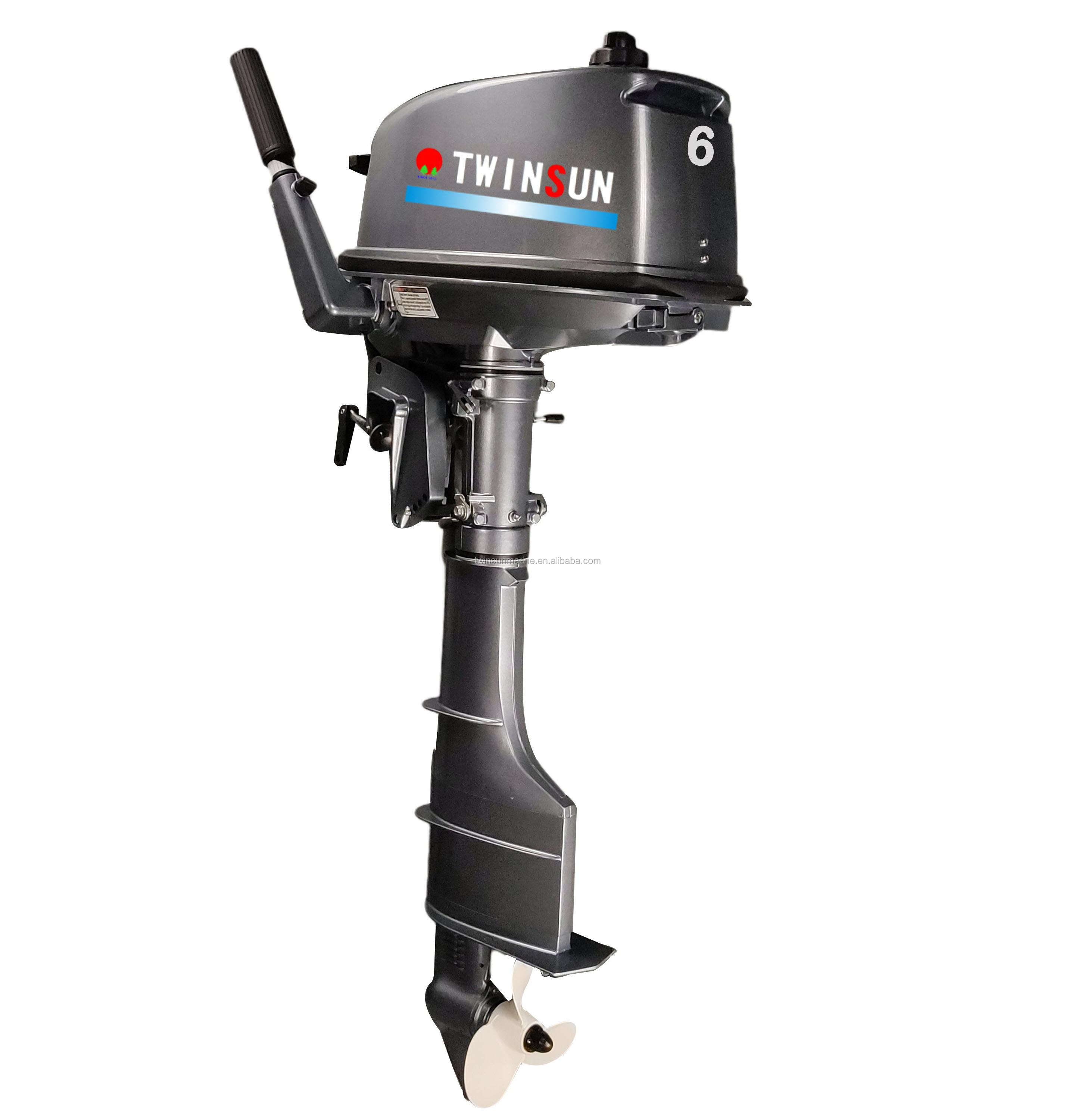 source 6hp舷外马达2冲程长度轴舷外发动机舷外6hp船用马达6hp船用