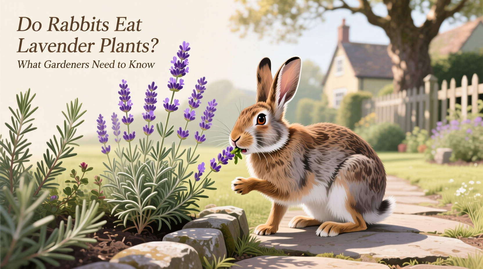 does rabbits eat lavender plants