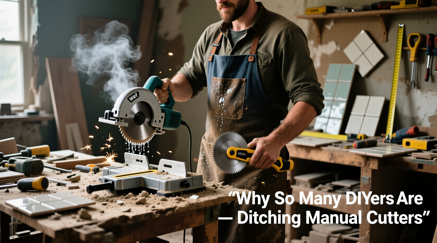 wet saw vs tile cutter why are so many diyers ditching manual cutters