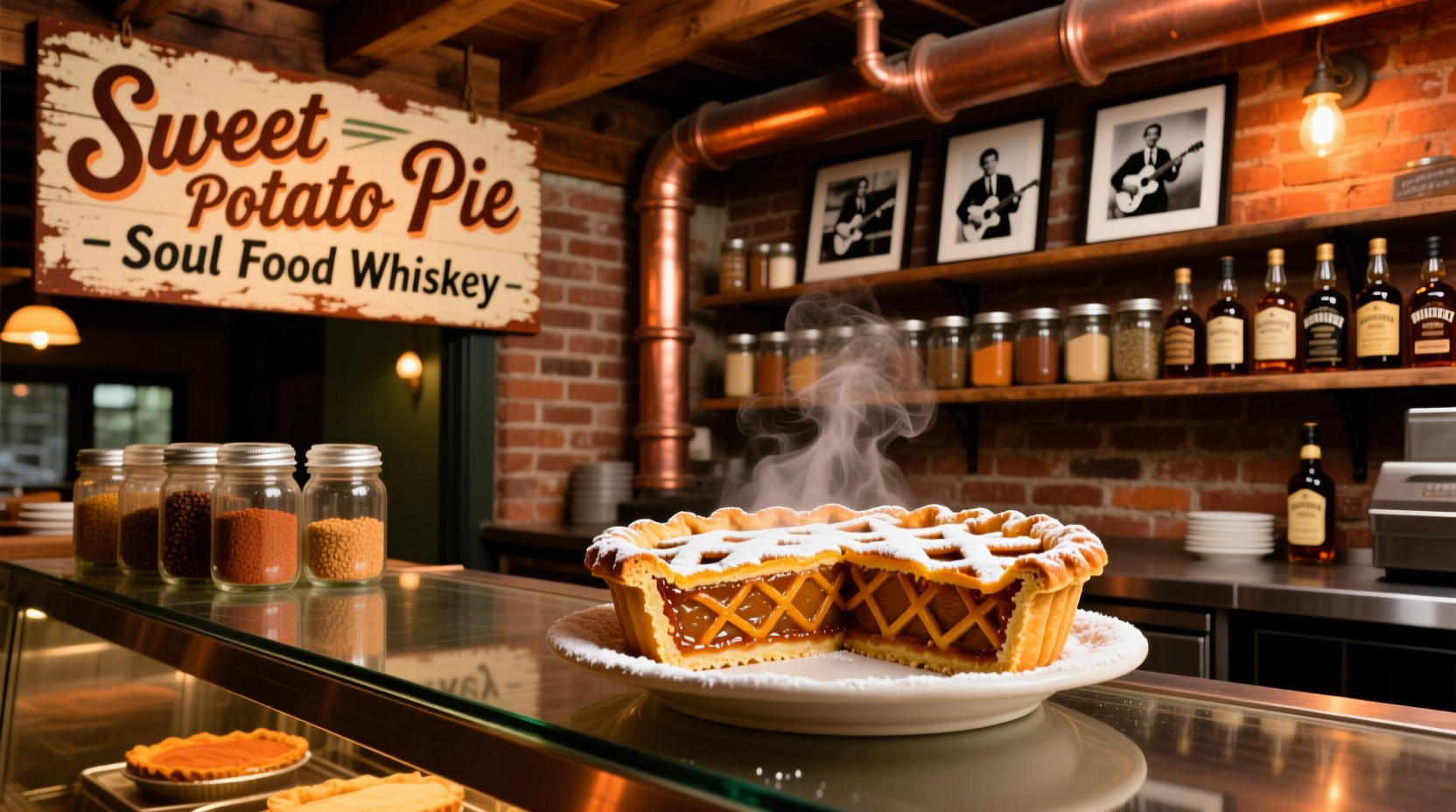 Sweet Potato Pie Soul Food Whiskey Cafe Traditions