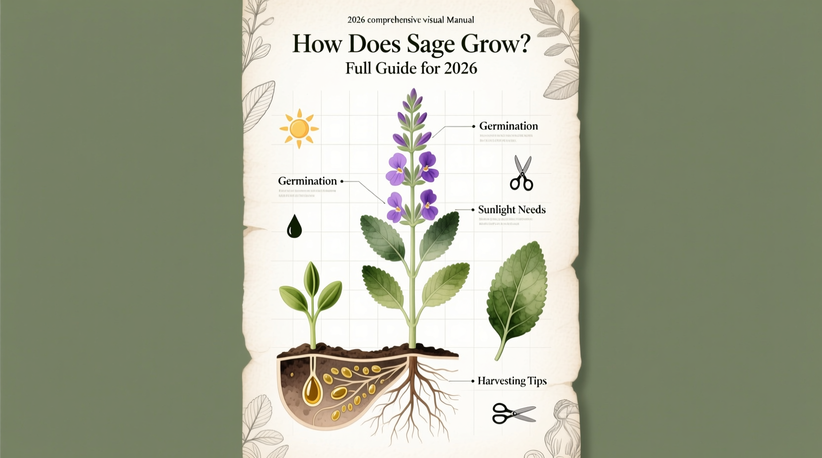 how does sage grow