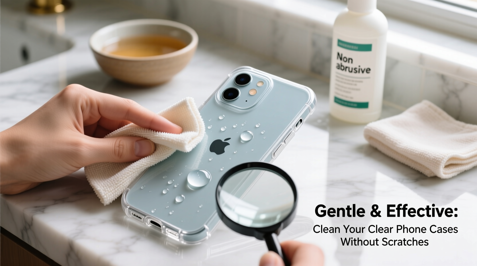 gentle and effective methods to clean your clear phone case without causing scratches