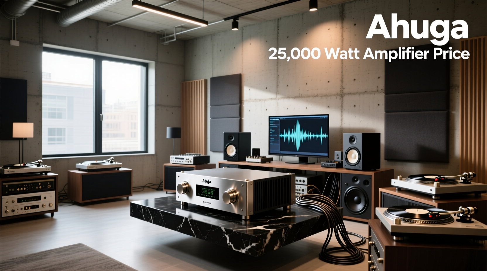 What Is the Price of an Ahuja 25000 Watt Amplifier?