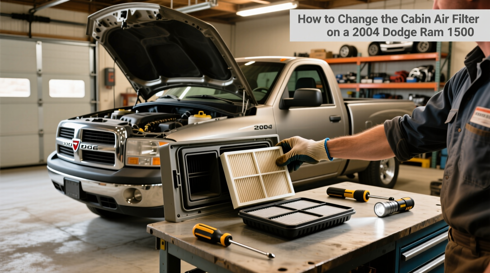 2004 ram 1500 cabin air filter fit install guide