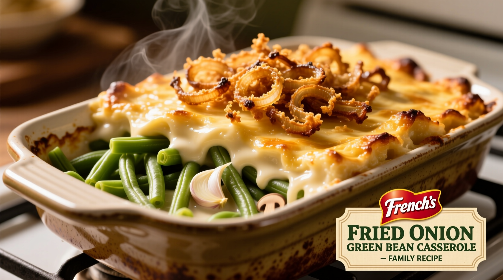 Classic French's Fried Onion Green Bean Casserole Recipe