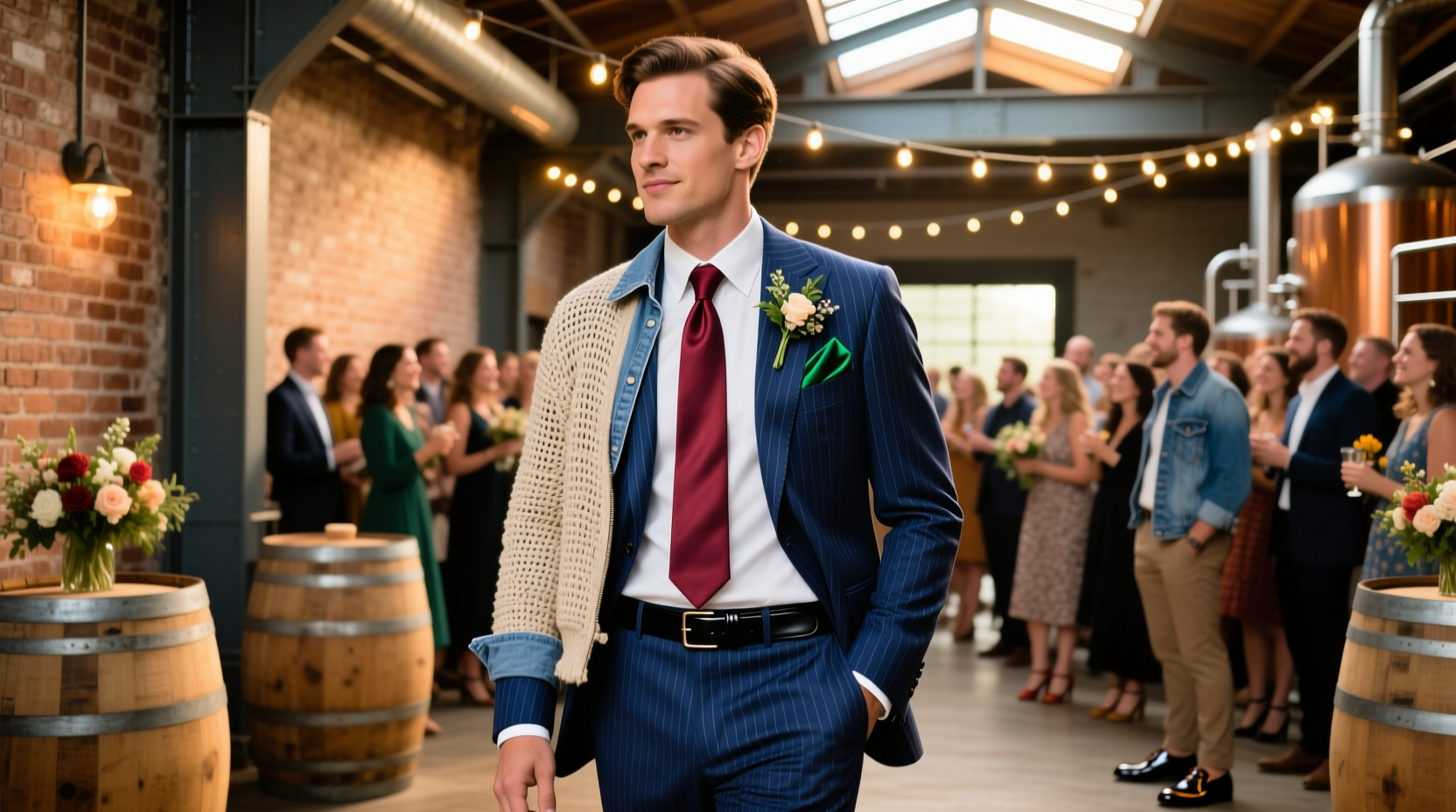 what to wear to a wedding at a brewery