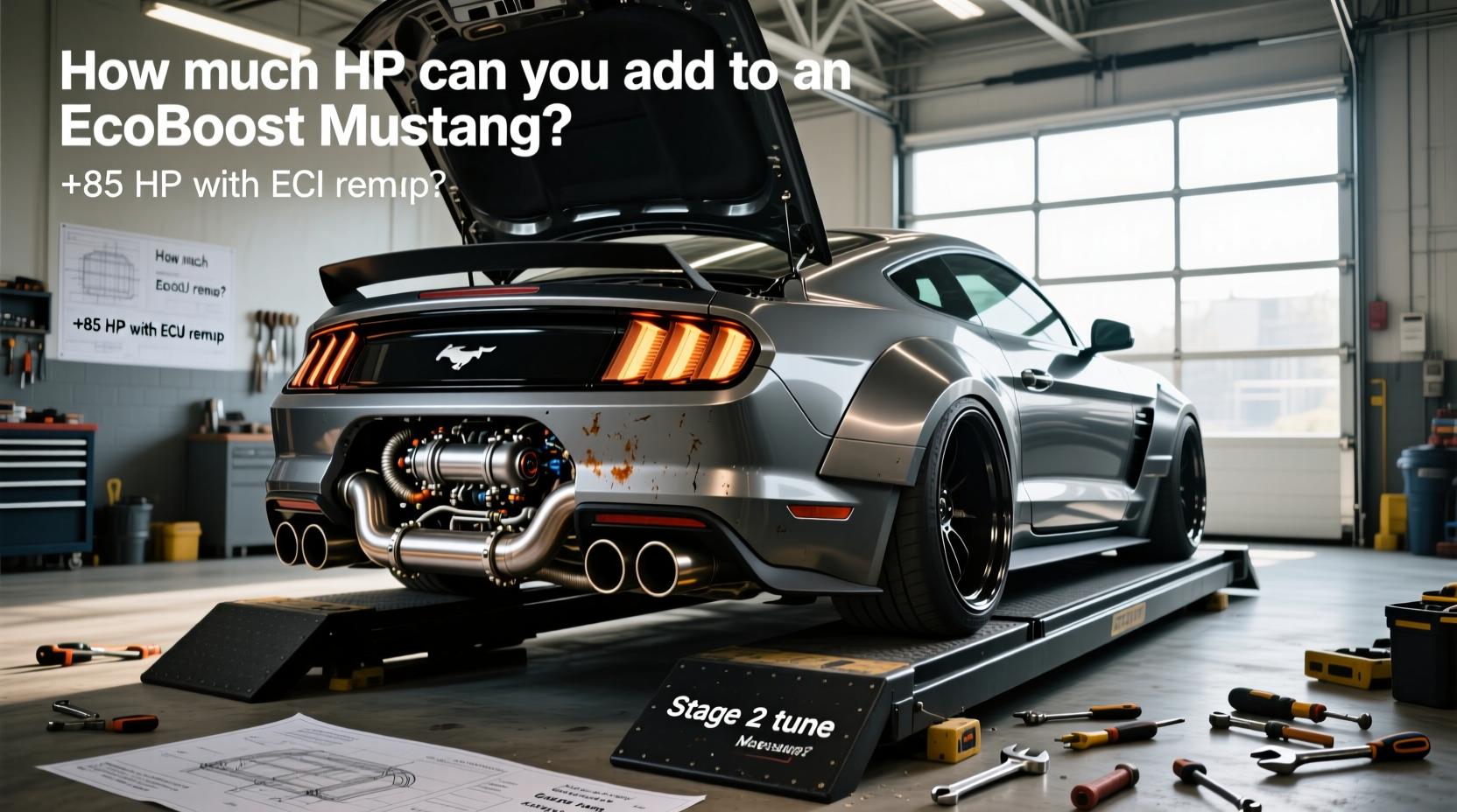 How to choose ecoboost mustang exhaust,How much HP can you add to an EcoBoost Mustang?