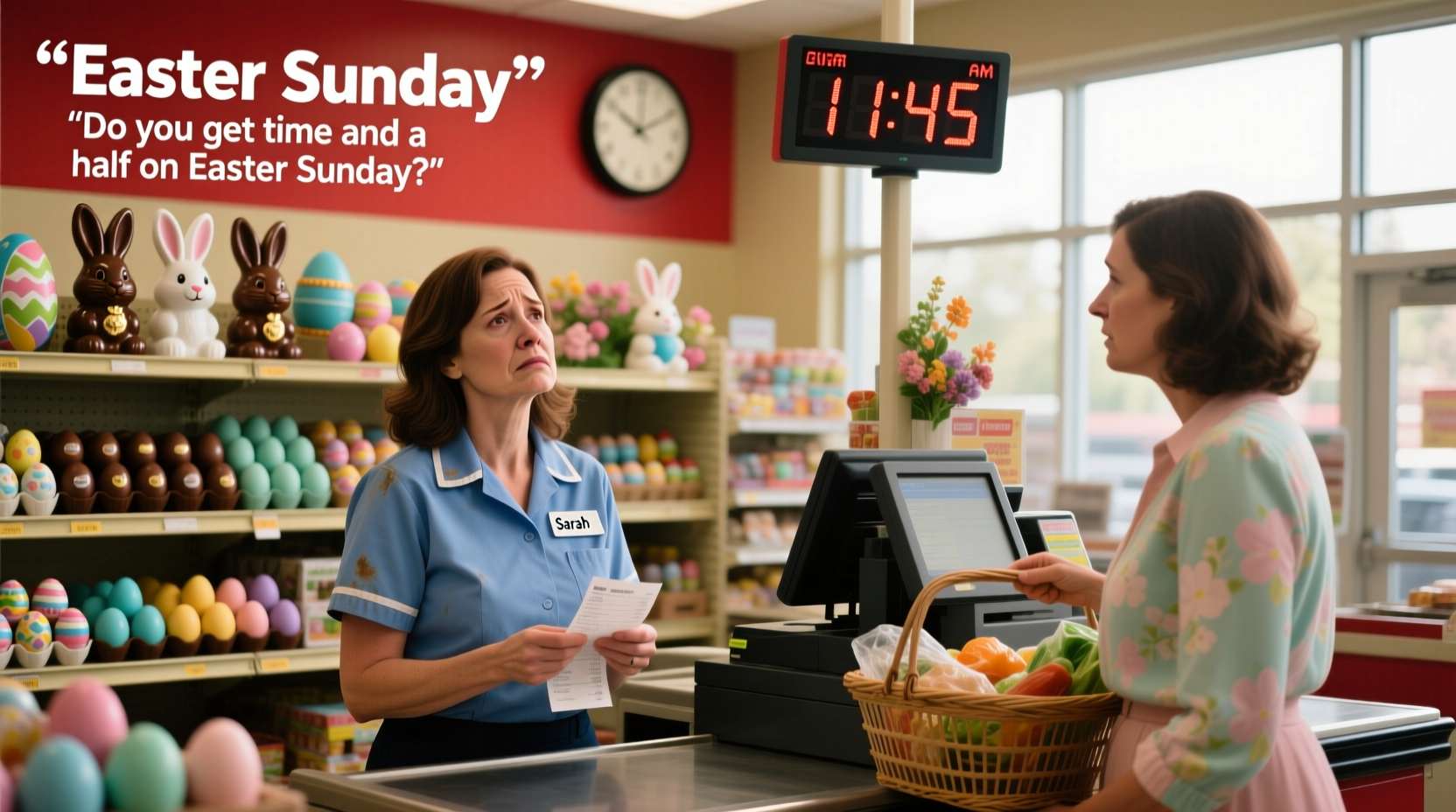 do you get time and half on easter sunday
