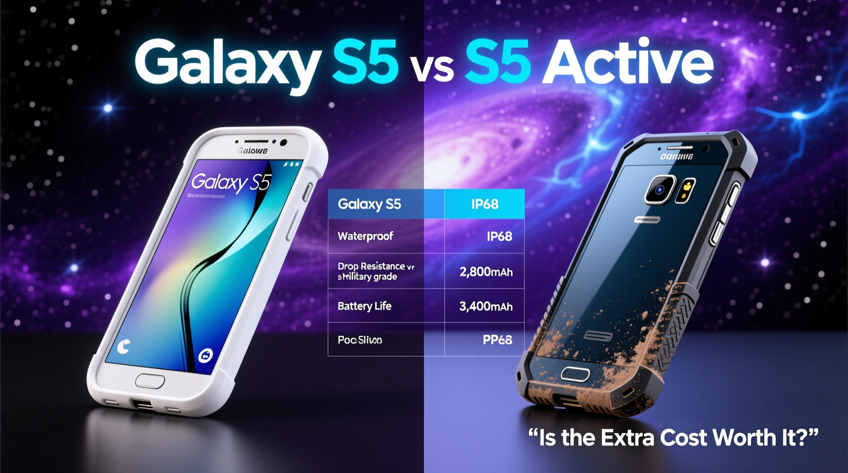 galaxy s5 vs s5 active is the active version really worth the extra money