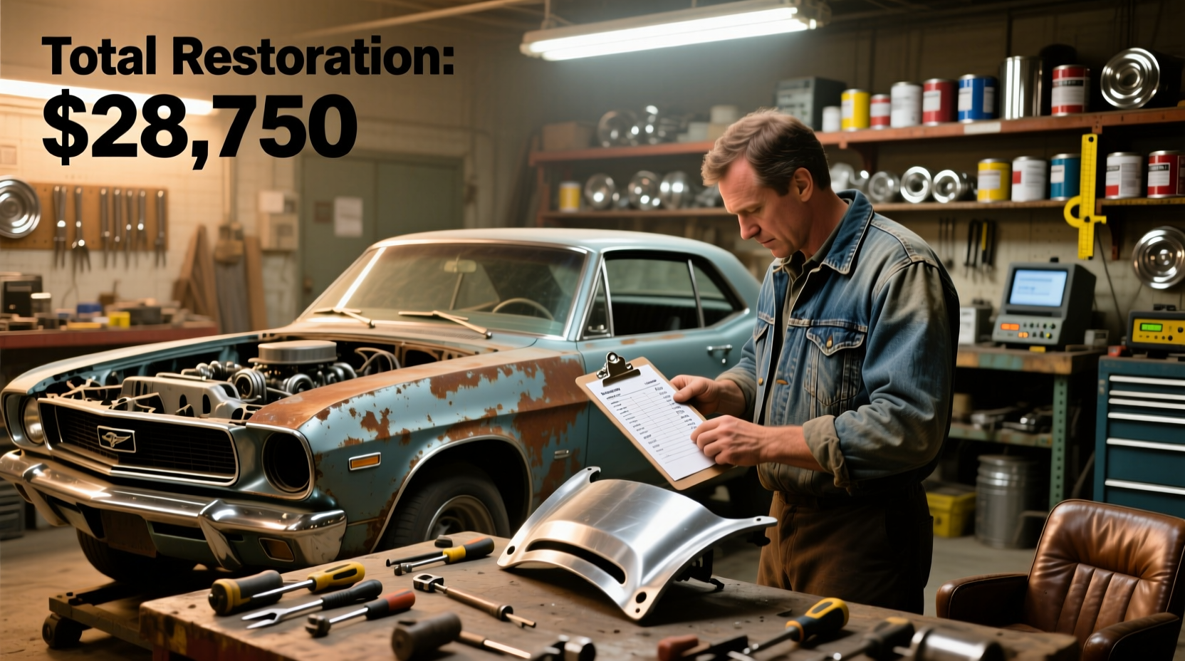how much does it cost to restore a car