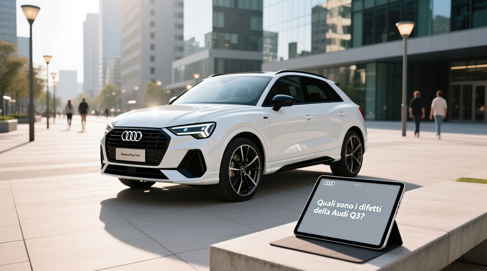 Interior view of 2022 Audi Q3 Premium Plus S line showing Virtual Cockpit and steering wheel