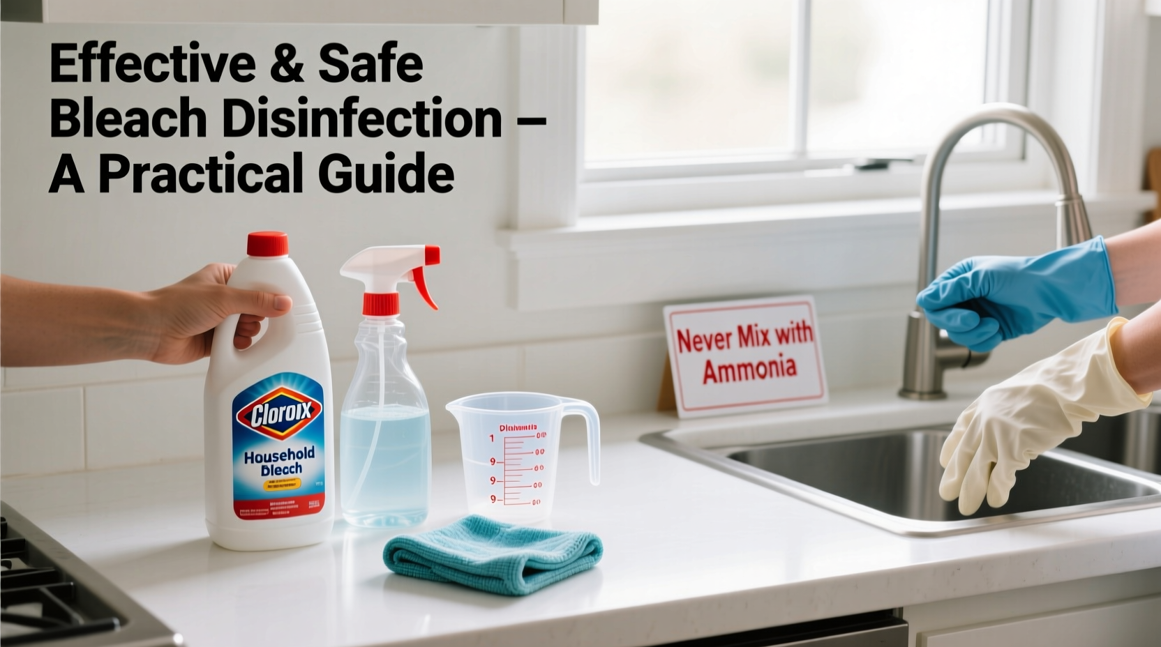 effective and safe methods for disinfecting with bleach a practical guide