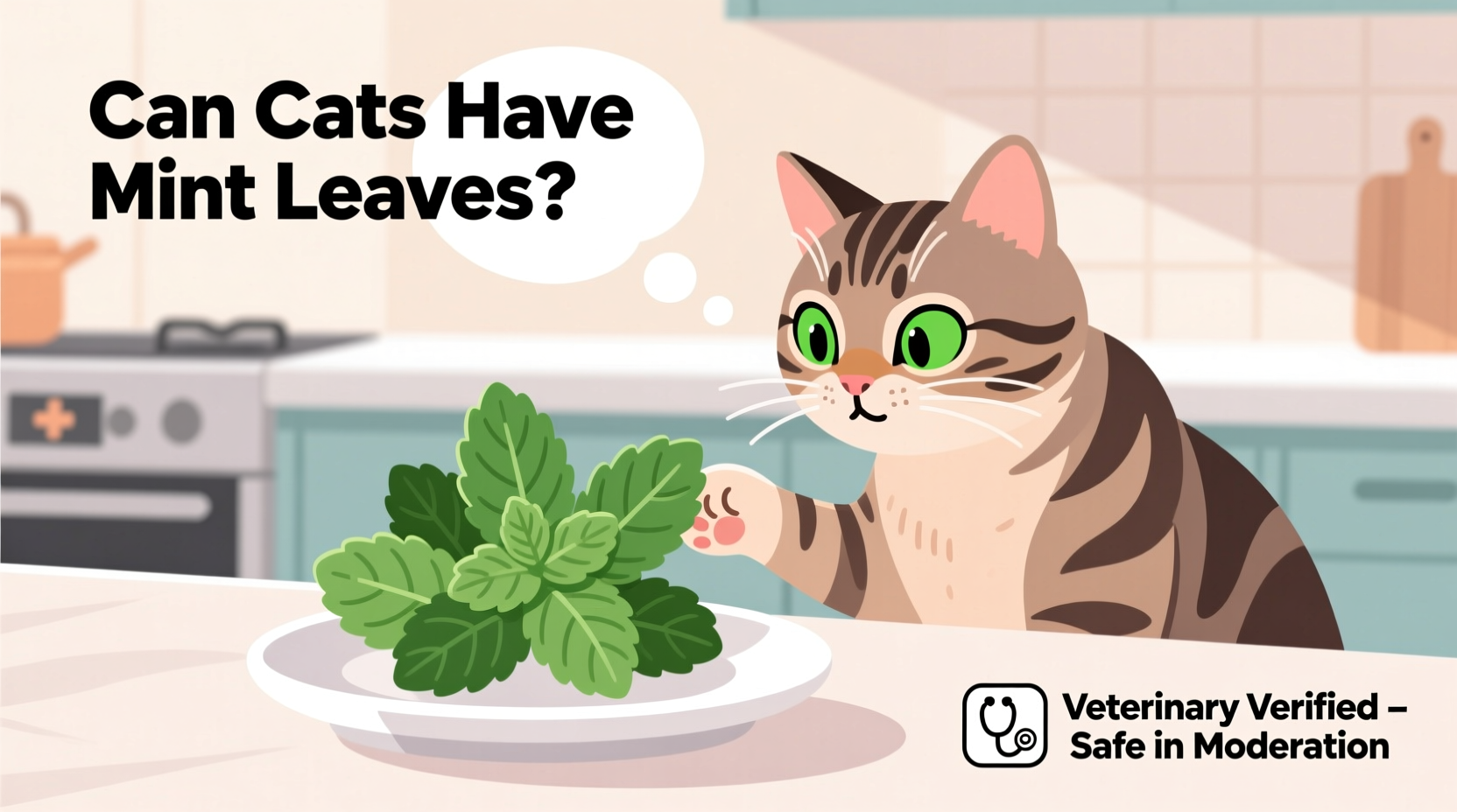 can cats have mint leaves