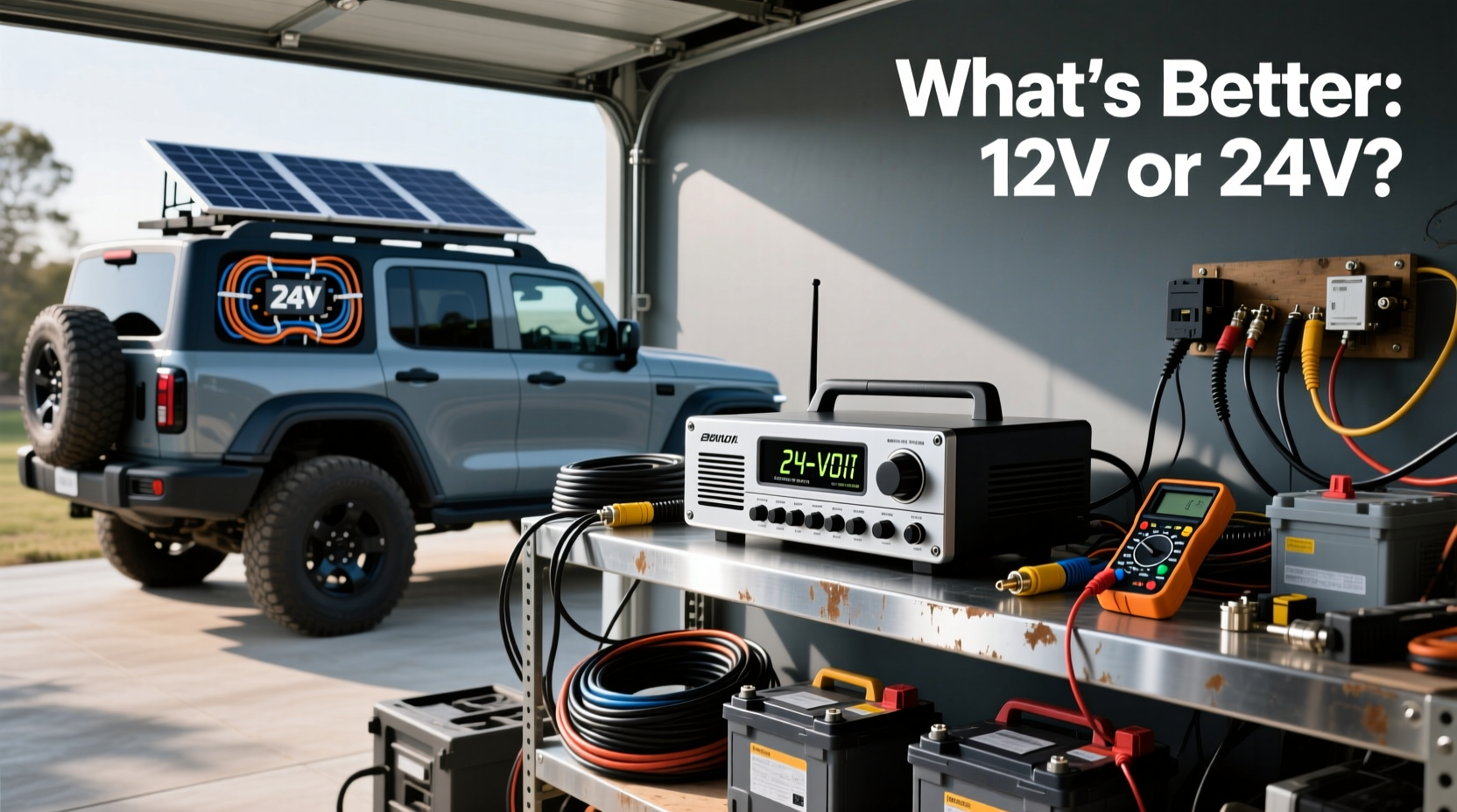 12v vs 24v for radio systems which voltage wins 