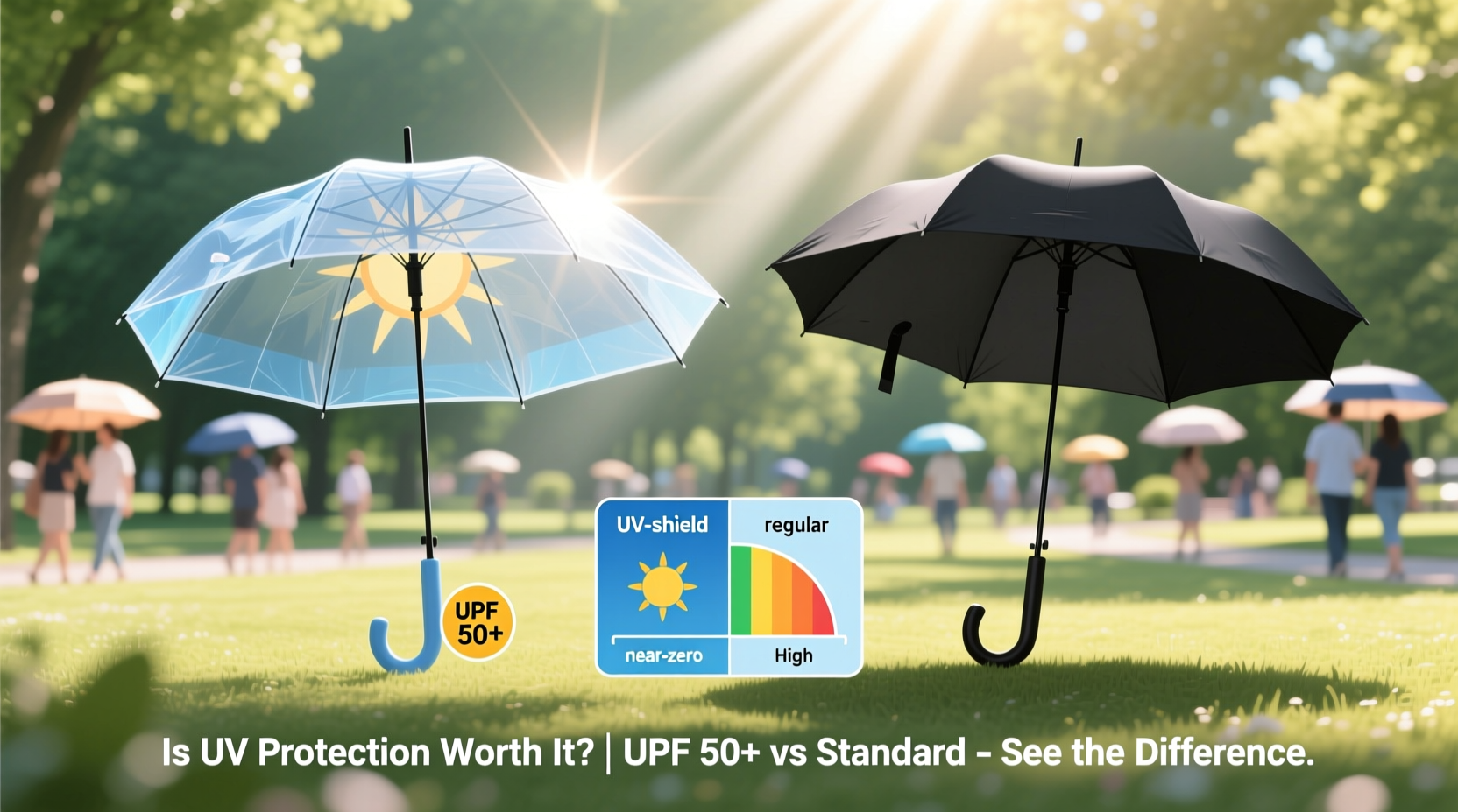 uv shield umbrella vs regular umbrella is it worth paying extra for uv protection