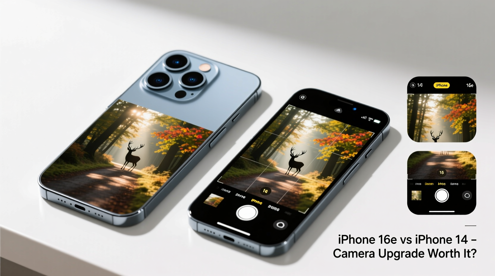 is the iphone 16e camera really worth upgrading from iphone 14