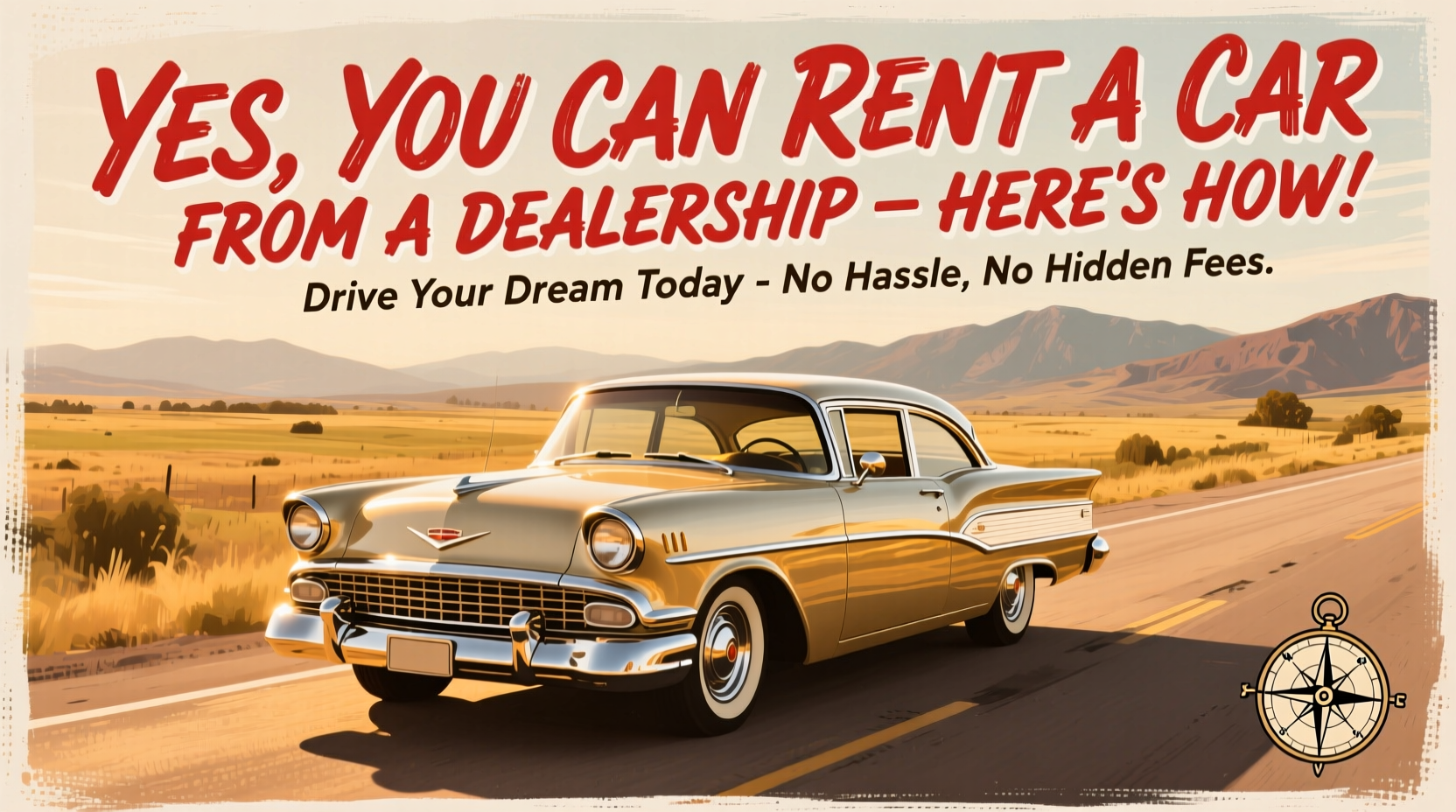 can i rent a car from a dealership