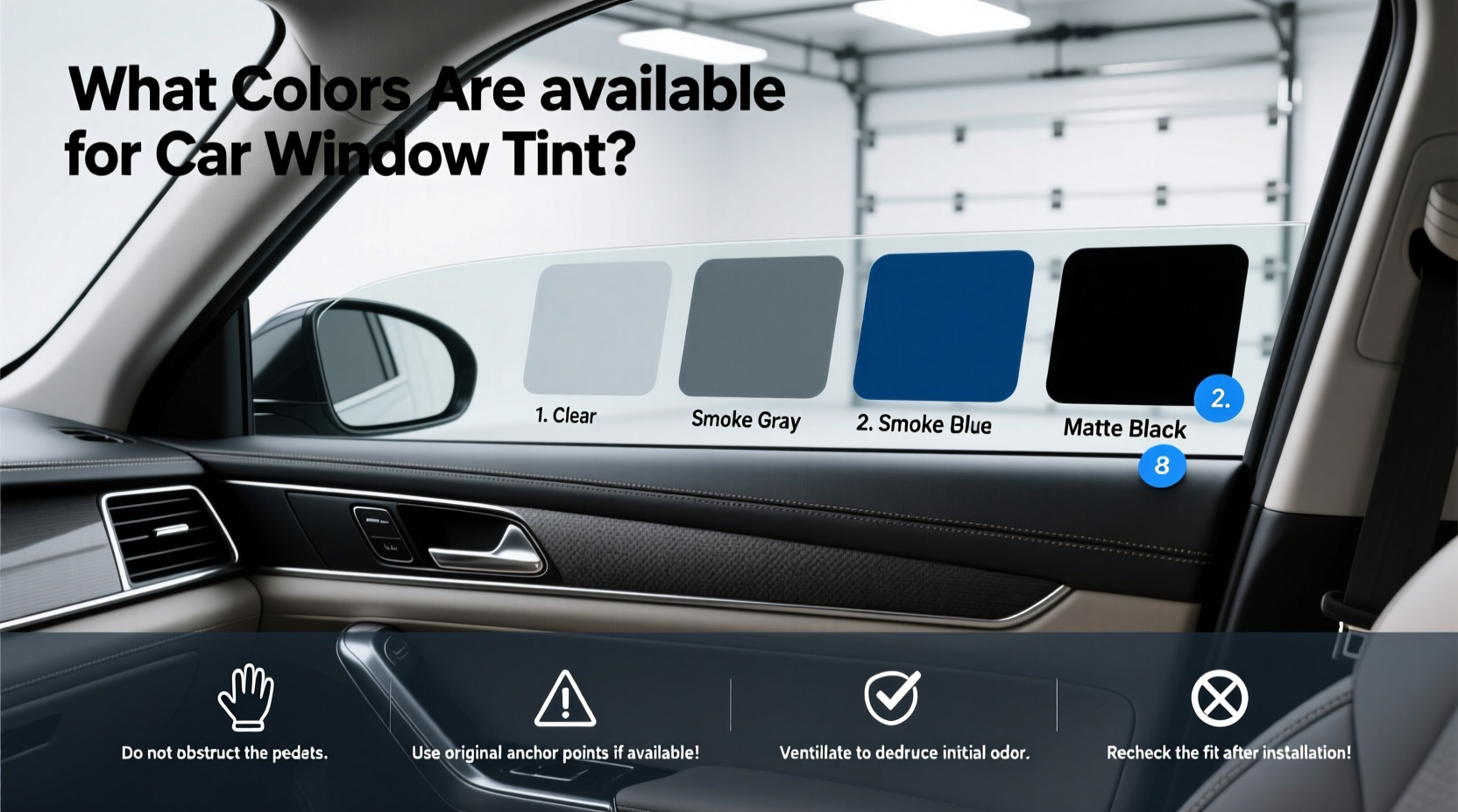 What Colors Are Available for Car Window Tint: Buying Guide