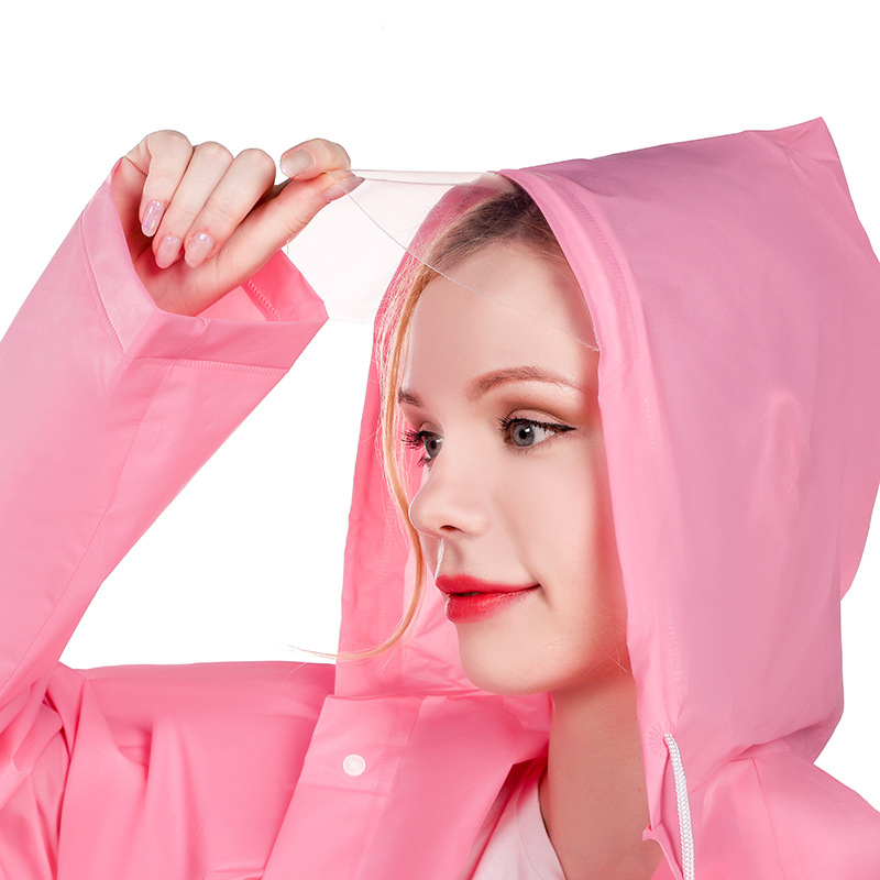 成人雨衣成人加厚成人雨衣户外旅行eva时尚轻型聚氯乙烯雨衣定制
