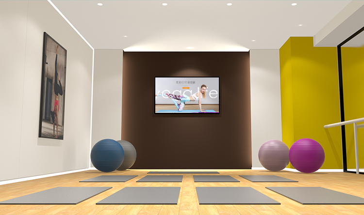 32-65 inch indoor lcd digital signage wall mount player full colour